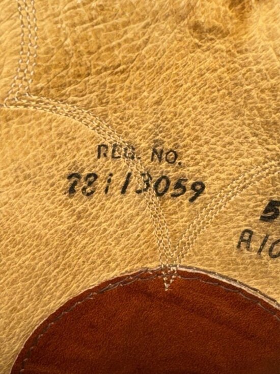 VTG Tony Lama Mens Size 10.5 B Cognac Brown Leather Western Cowboy Boots #5084 main image 12